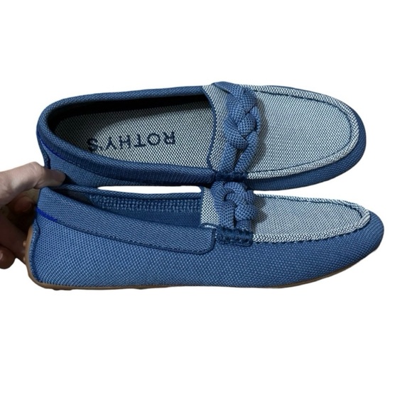 Rothy’s The Braid Driver in Chambray - Picture 2 of 9